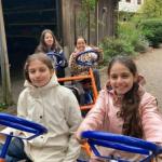 laatste keer go-cart voof Öykü, Masal, Ahlame en Gulce